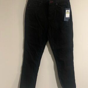 Tommy Hilfiger Black and Red Jeans